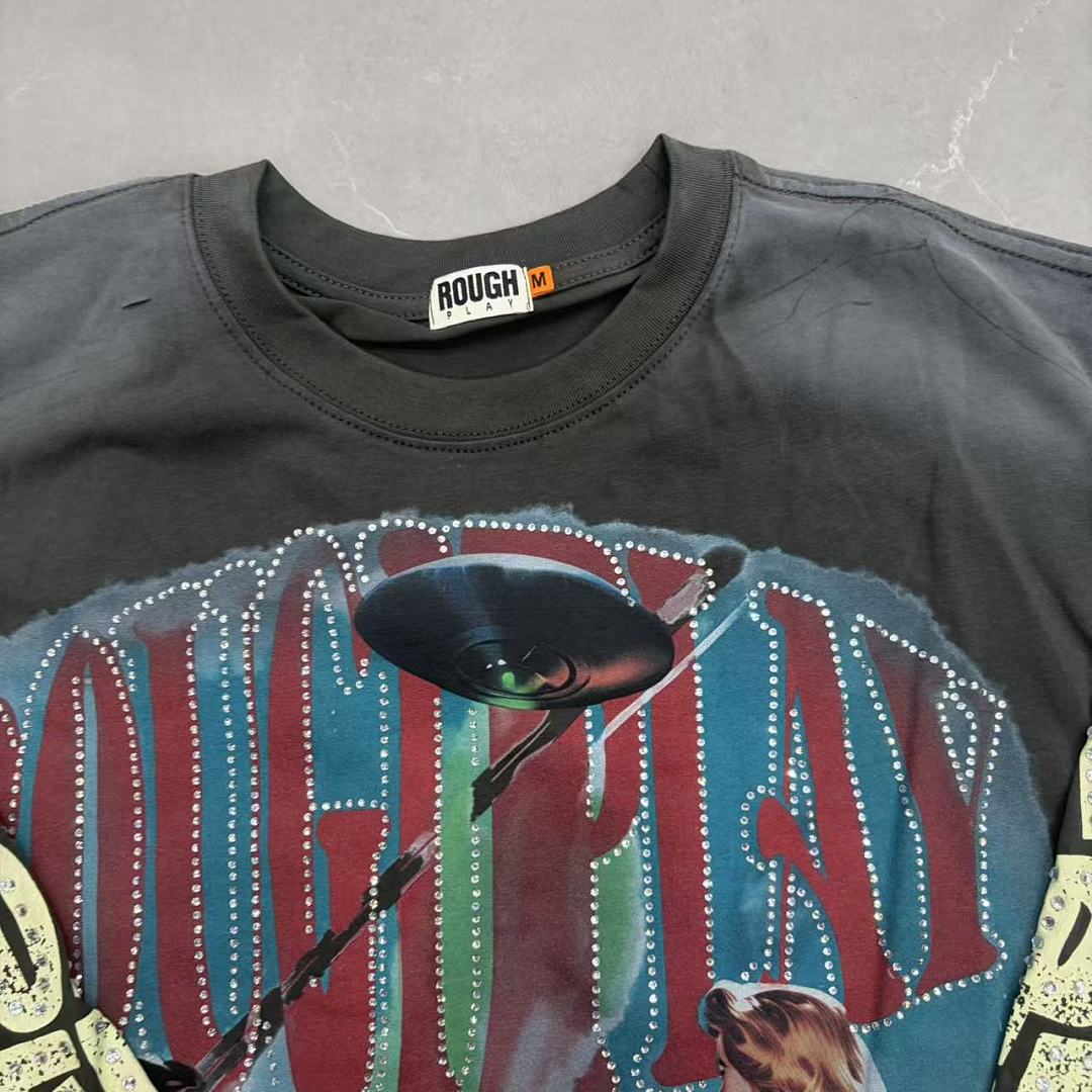 Rough Play Racing Graphic Long Sleeve T-Shirt