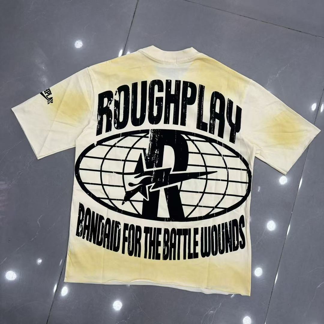 Rough Play Skull Face Graphic T-Shirt