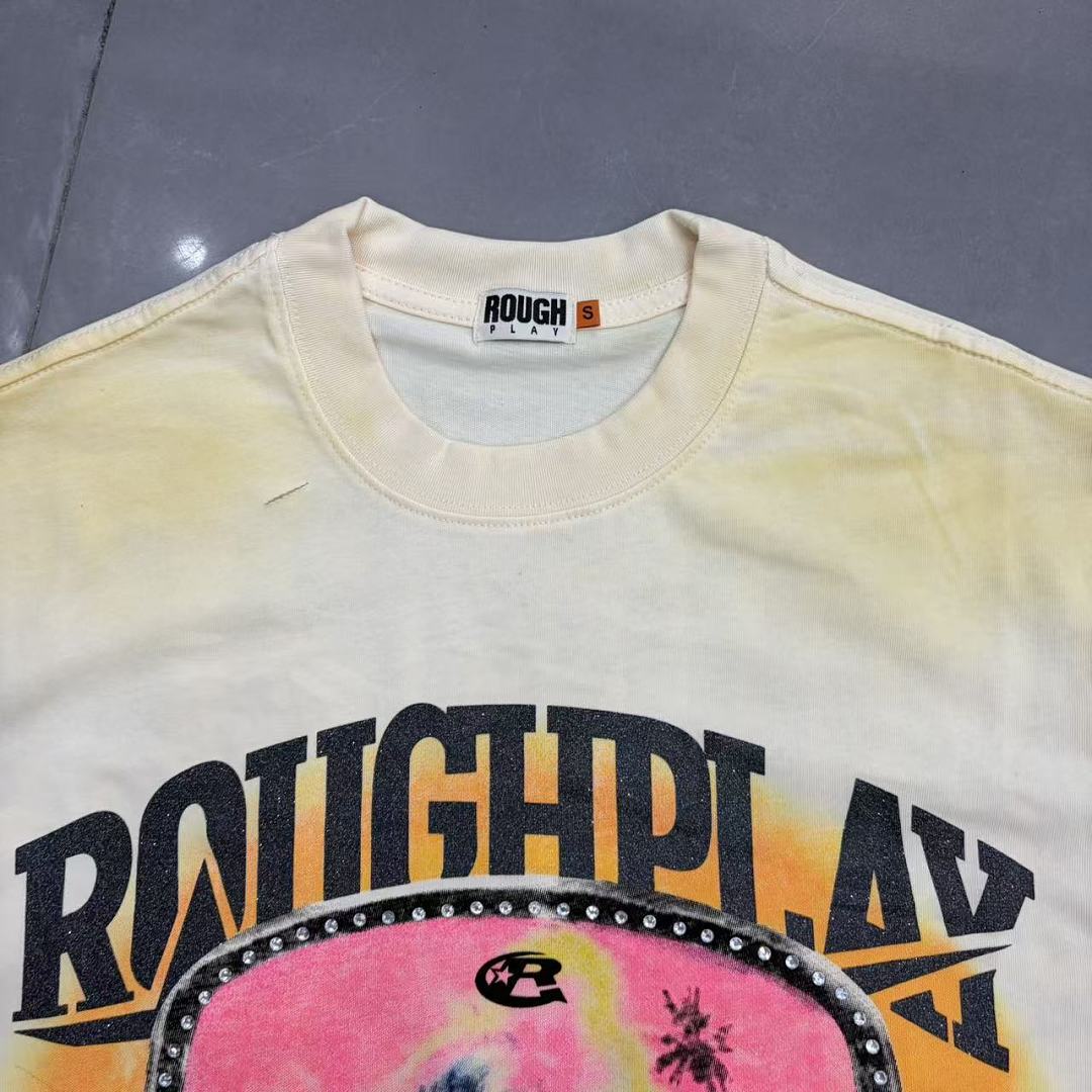 Rough Play Skull Face Graphic T-Shirt