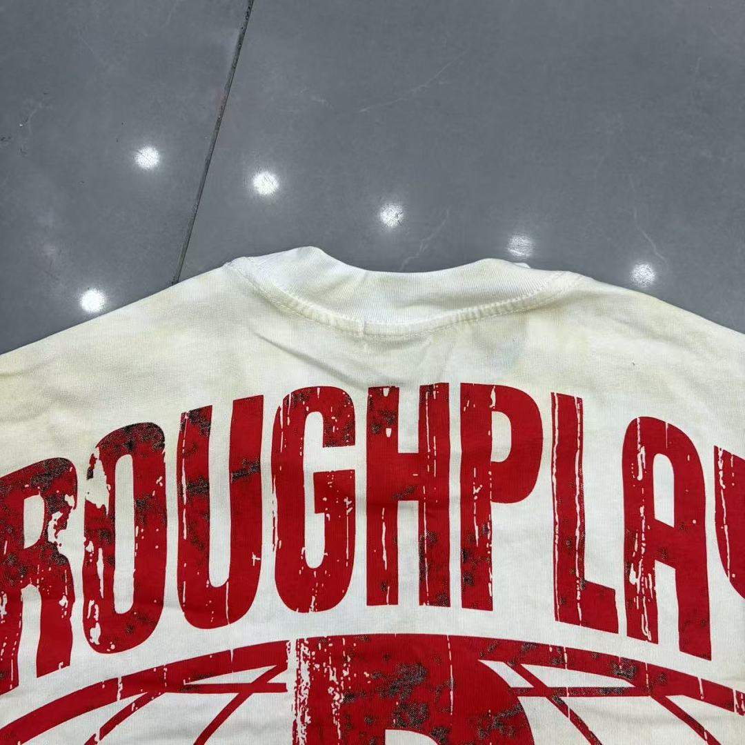 Rough Play Cartoon Graphic T-Shirt