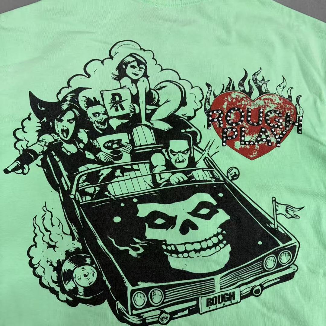 Rough Play Artistic Graphic T-Shirt