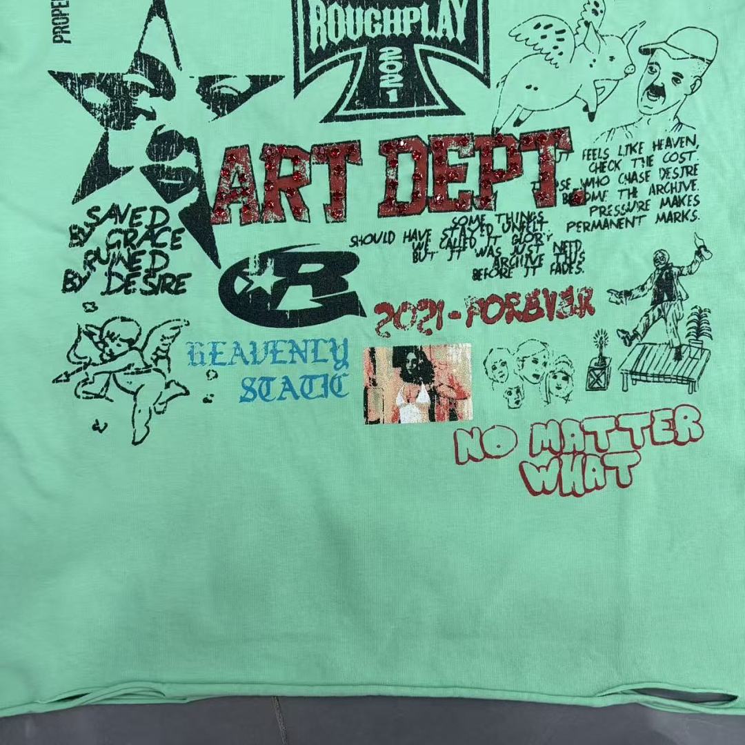 Rough Play Artistic Graphic T-Shirt