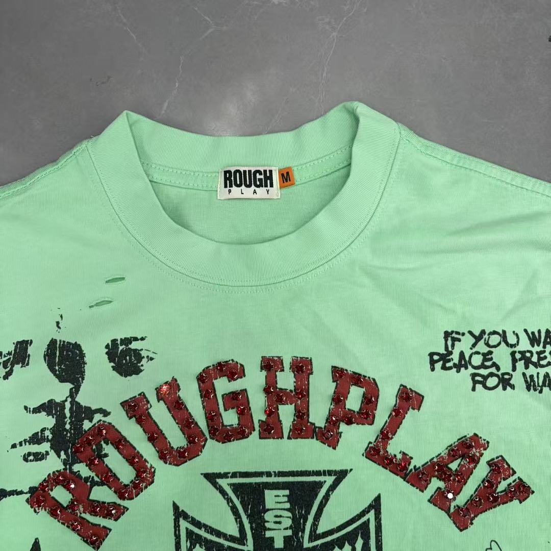 Rough Play Artistic Graphic T-Shirt