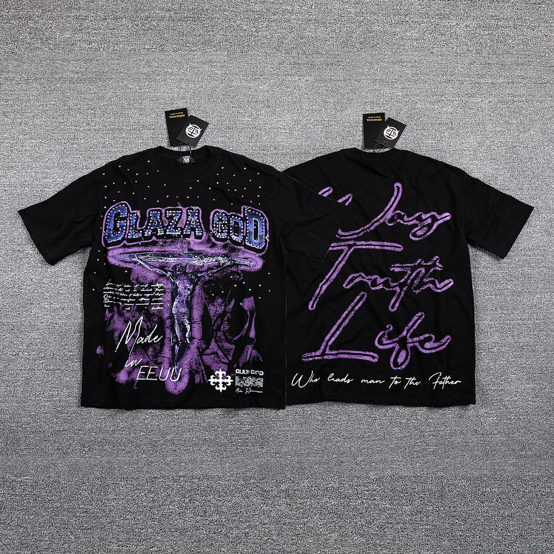 GlazaGod Gothic Signature Graphic Tee