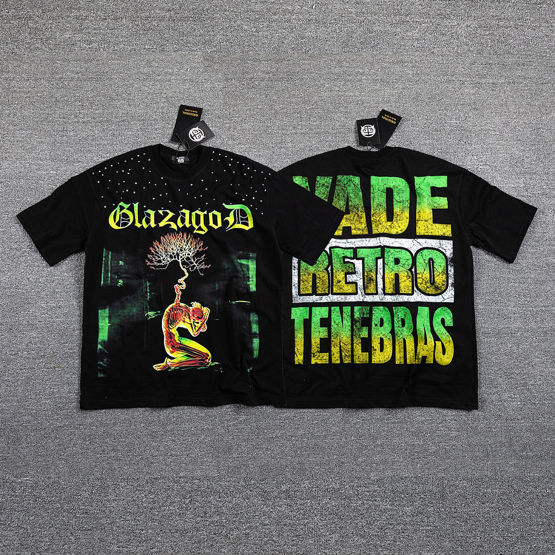 GlazaGod Retro Artwork Streetwear Tee