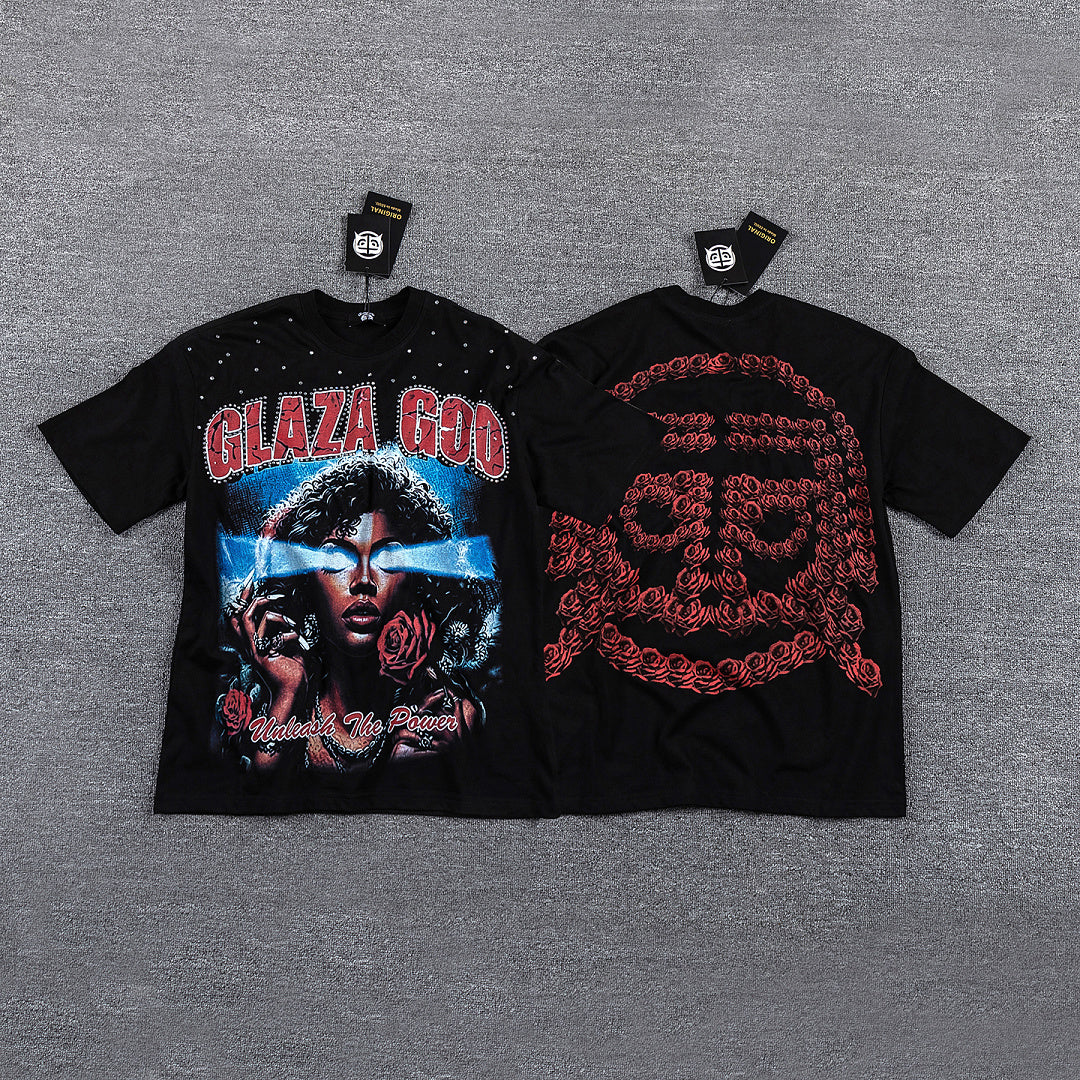 GlazaGod Cross Graphic Streetwear Tee