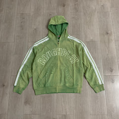Rough Play Graphic Hoodie Green