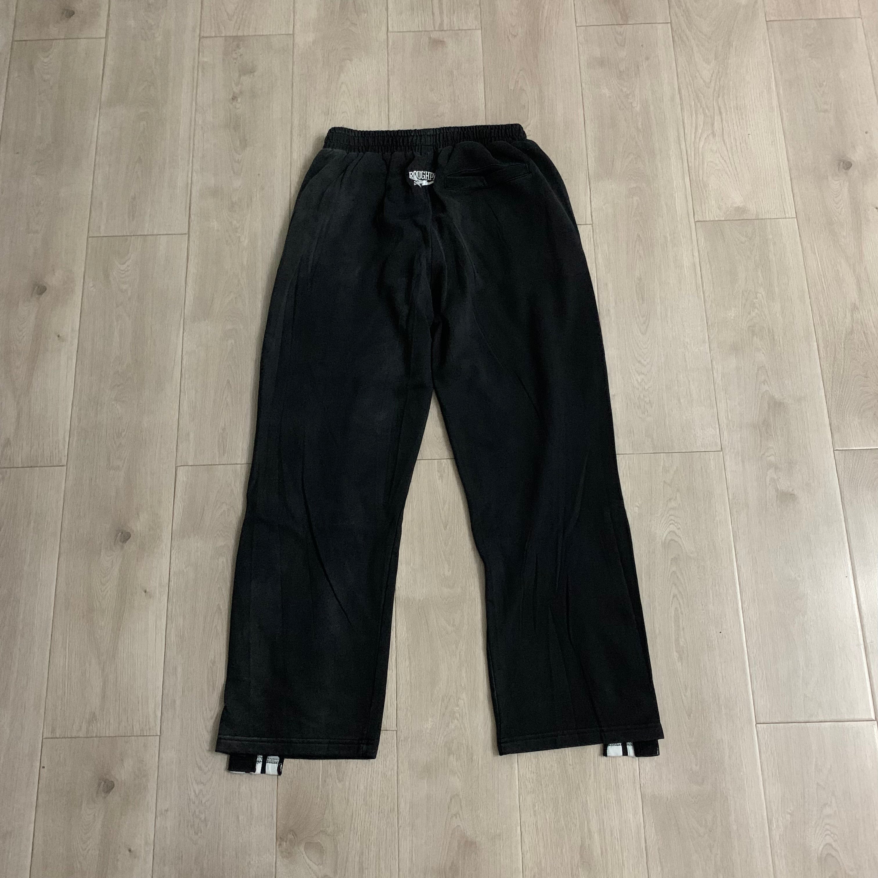 Rough Play Graphic Track Pants Black