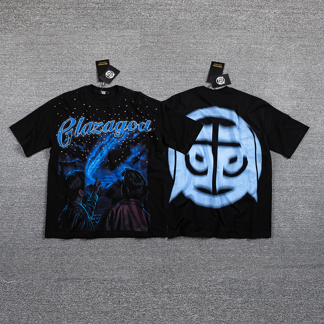 GlazaGod Angel Graphic Streetwear Tee