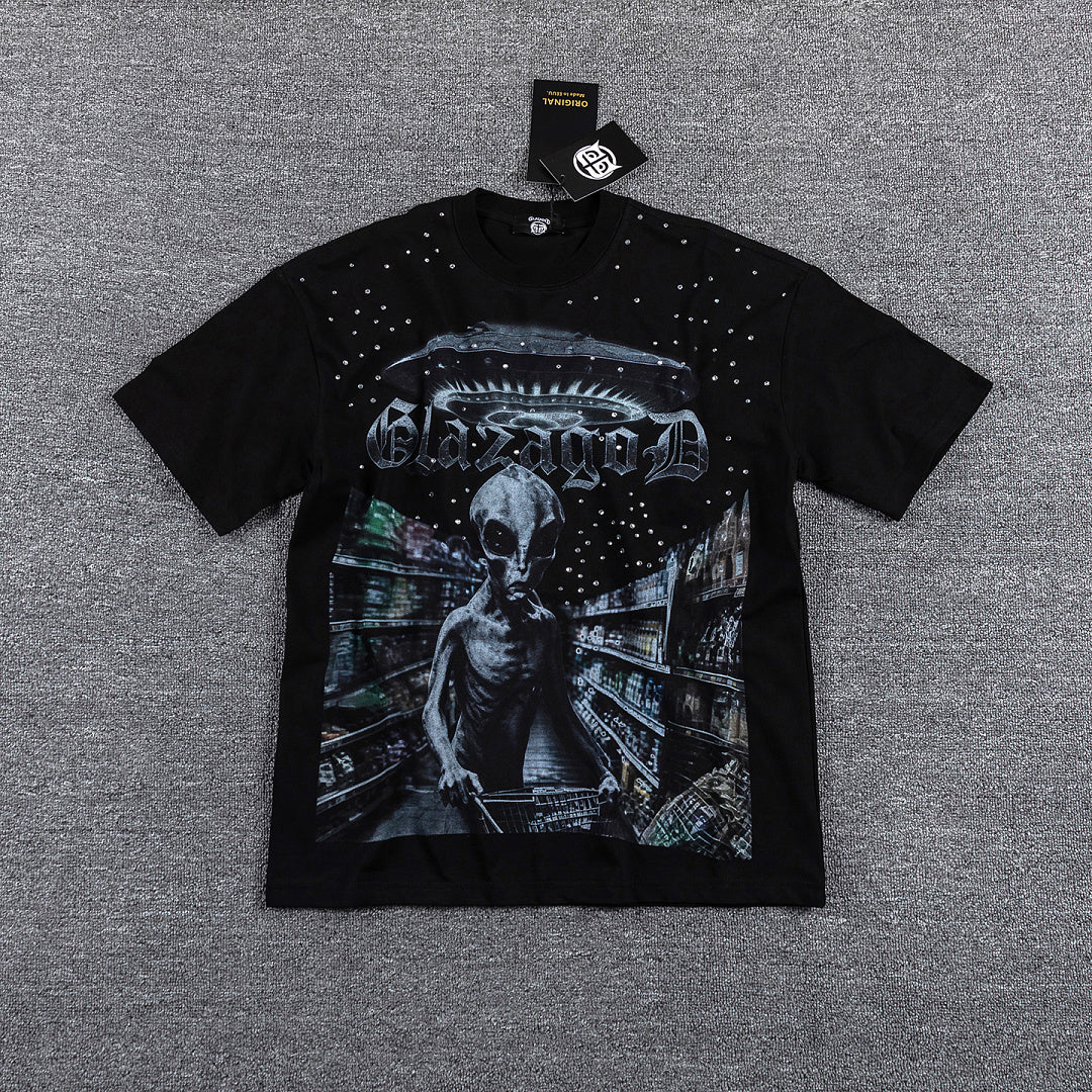 GlazaGod Future Vision Graphic Streetwear Tee