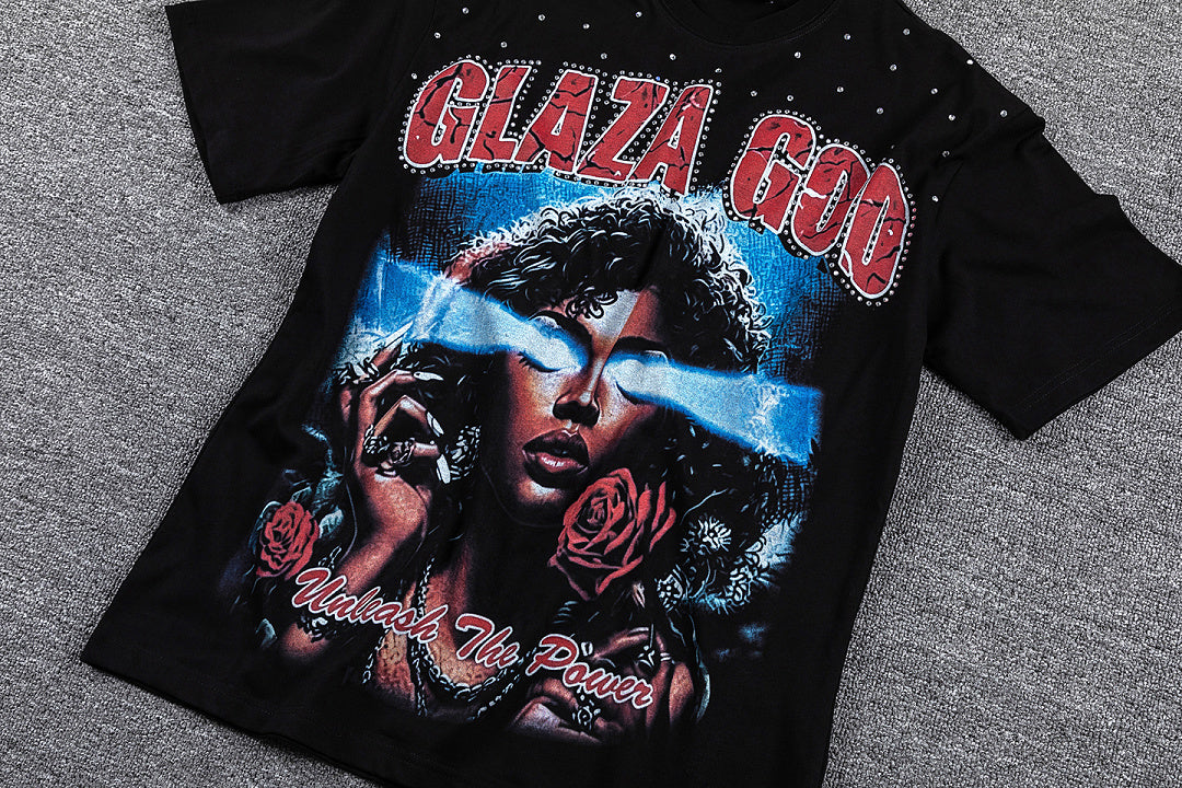 GlazaGod Cross Graphic Streetwear Tee