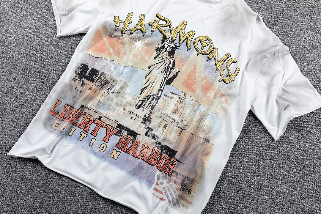 HARMONY Retro Graphic Streetwear Tee