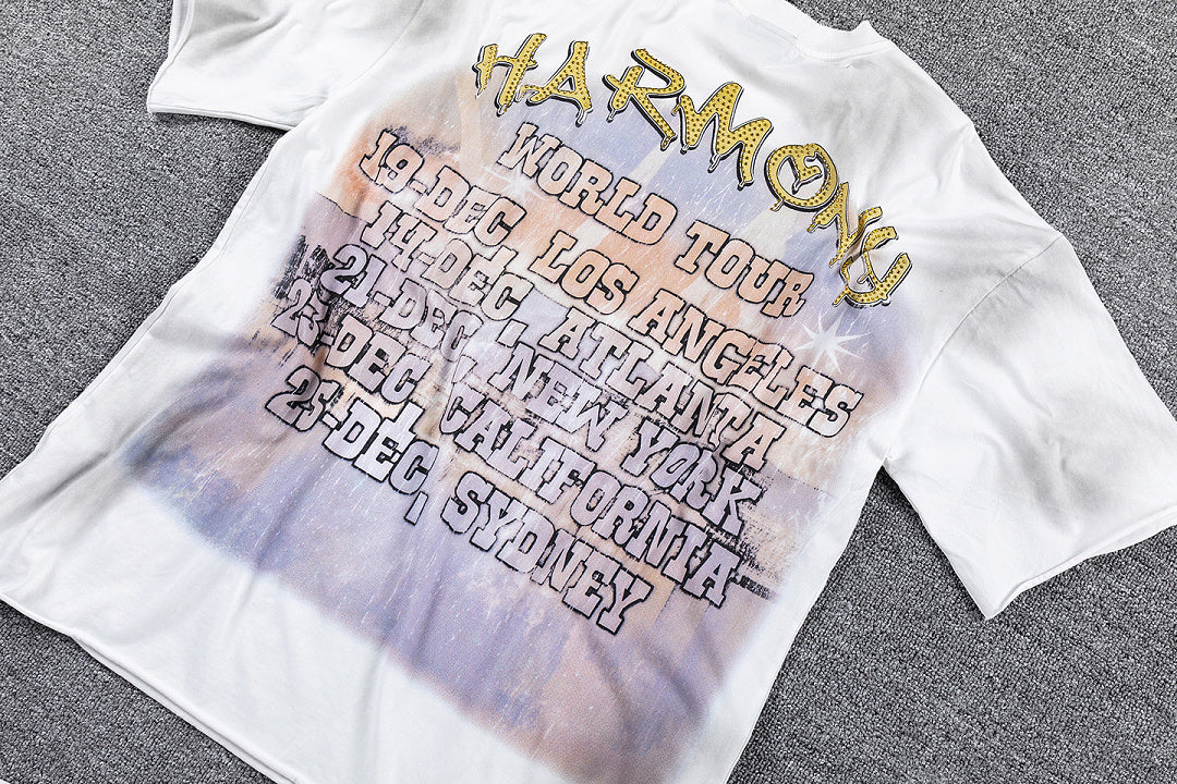 HARMONY Retro Graphic Streetwear Tee
