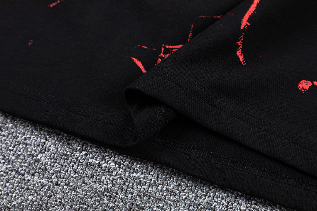 HARMONY Red Graphic Streetwear Tee
