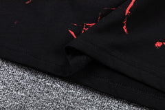 HARMONY Red Graphic Streetwear Tee