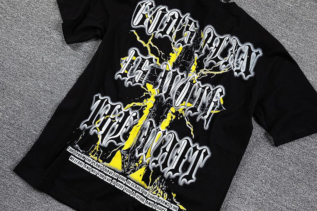 GlazaGod Skull Artwork Streetwear Tee