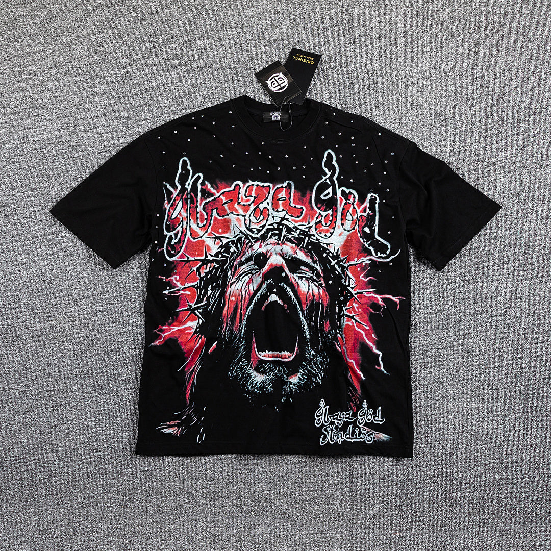 GlazaGod Skull Artwork Streetwear Tee