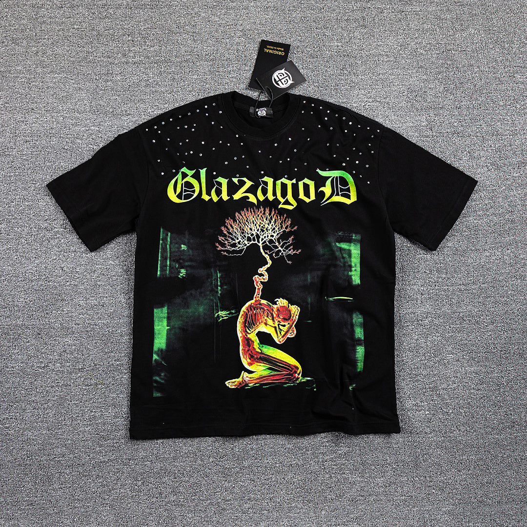 GlazaGod Retro Artwork Streetwear Tee
