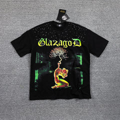 GlazaGod Retro Artwork Streetwear Tee