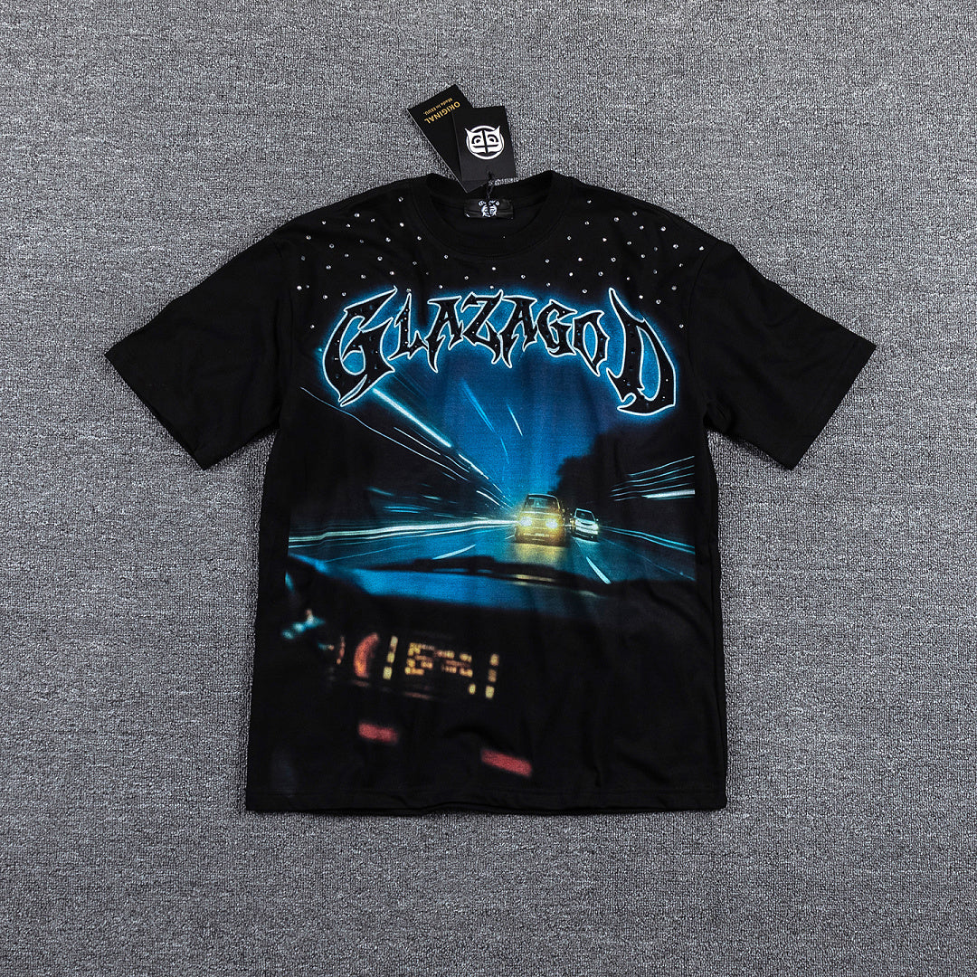 GlazaGod Cosmic Space Graphic Tee