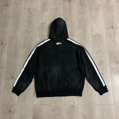 Rough Play Graphic Hoodie Black