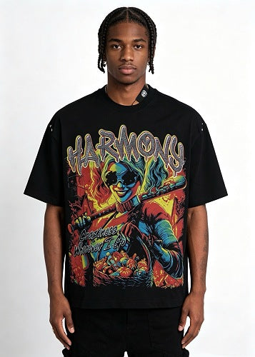 HARMONY Fantasy Graphic Streetwear Tee