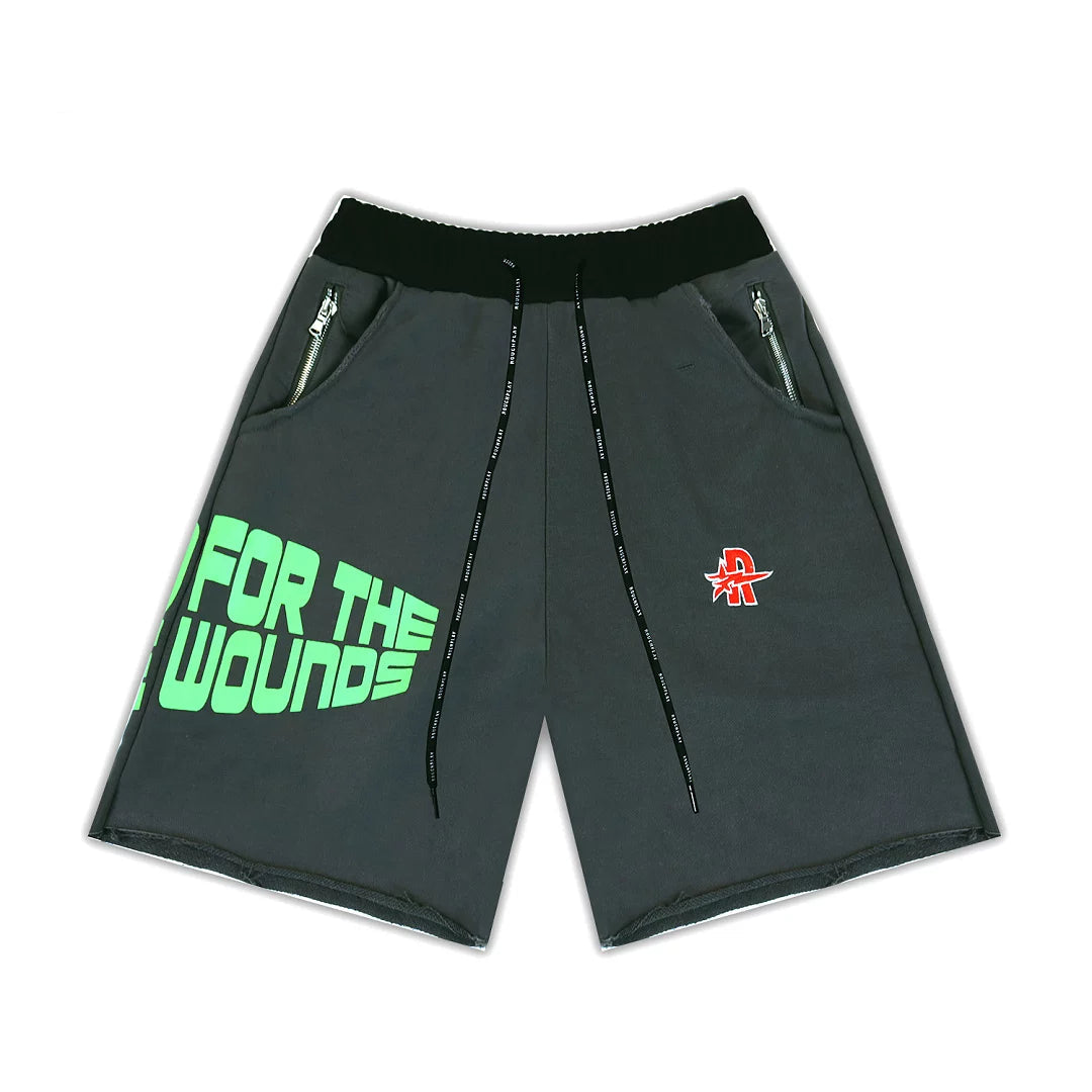 Rough Play Graphic Shorts Black