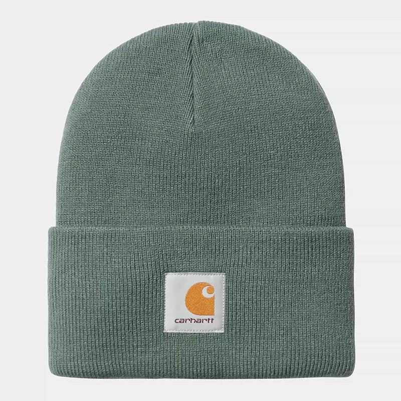 Carhartt Cold Cap American-style Ski Wool Hat---Duck Green