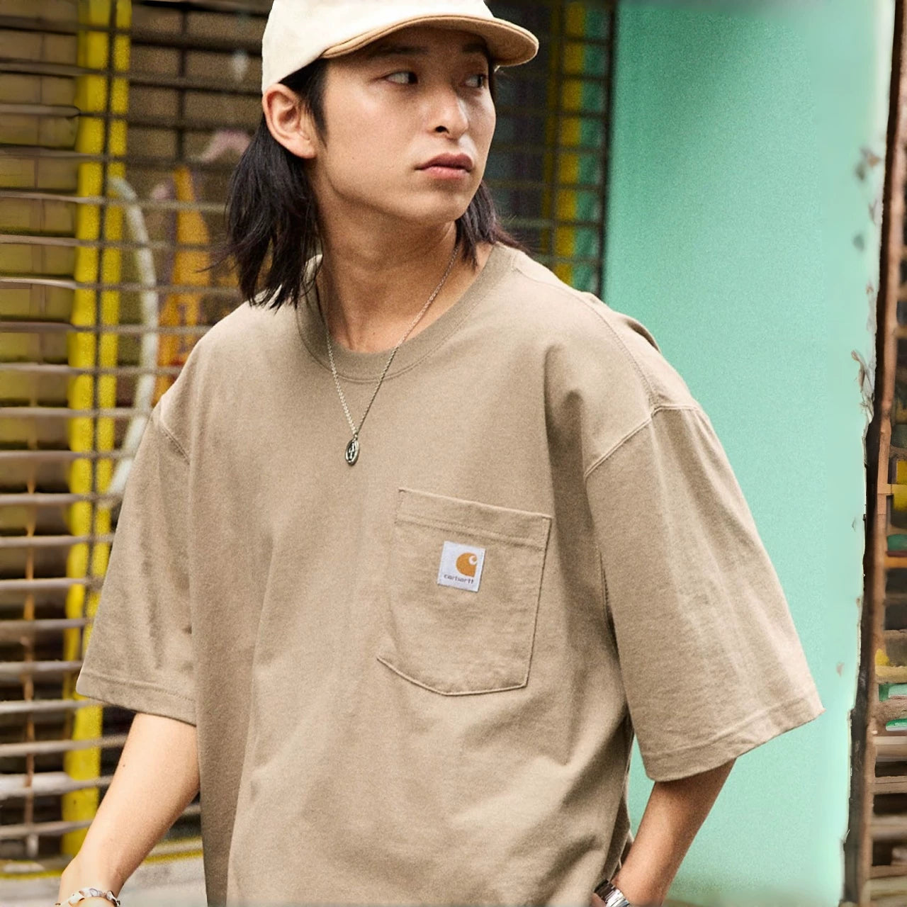 Carhartt K87 Classic Basic Base Layer T-Shirt - Workwear Style Padded Short Sleeve
