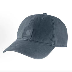 Carhartt washed and distressed American baseball cap---Carbon Gray