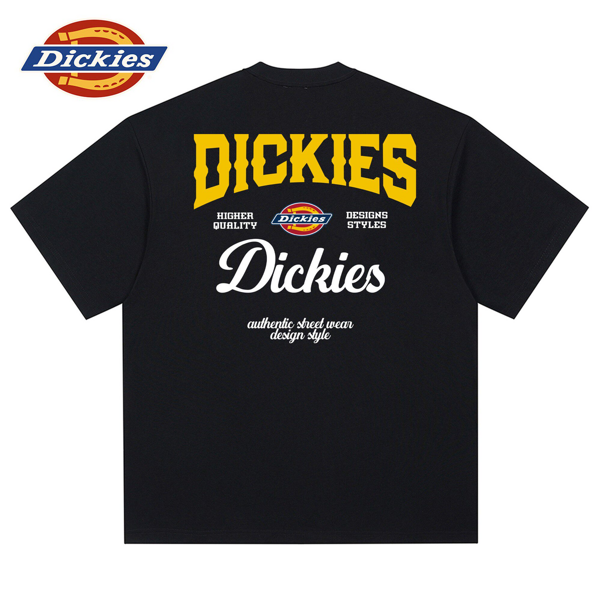 Dickies American-style retro classic logo trend streetwear T-shirt