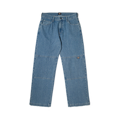 Dickies washed denim vintage blue loose fit work pants