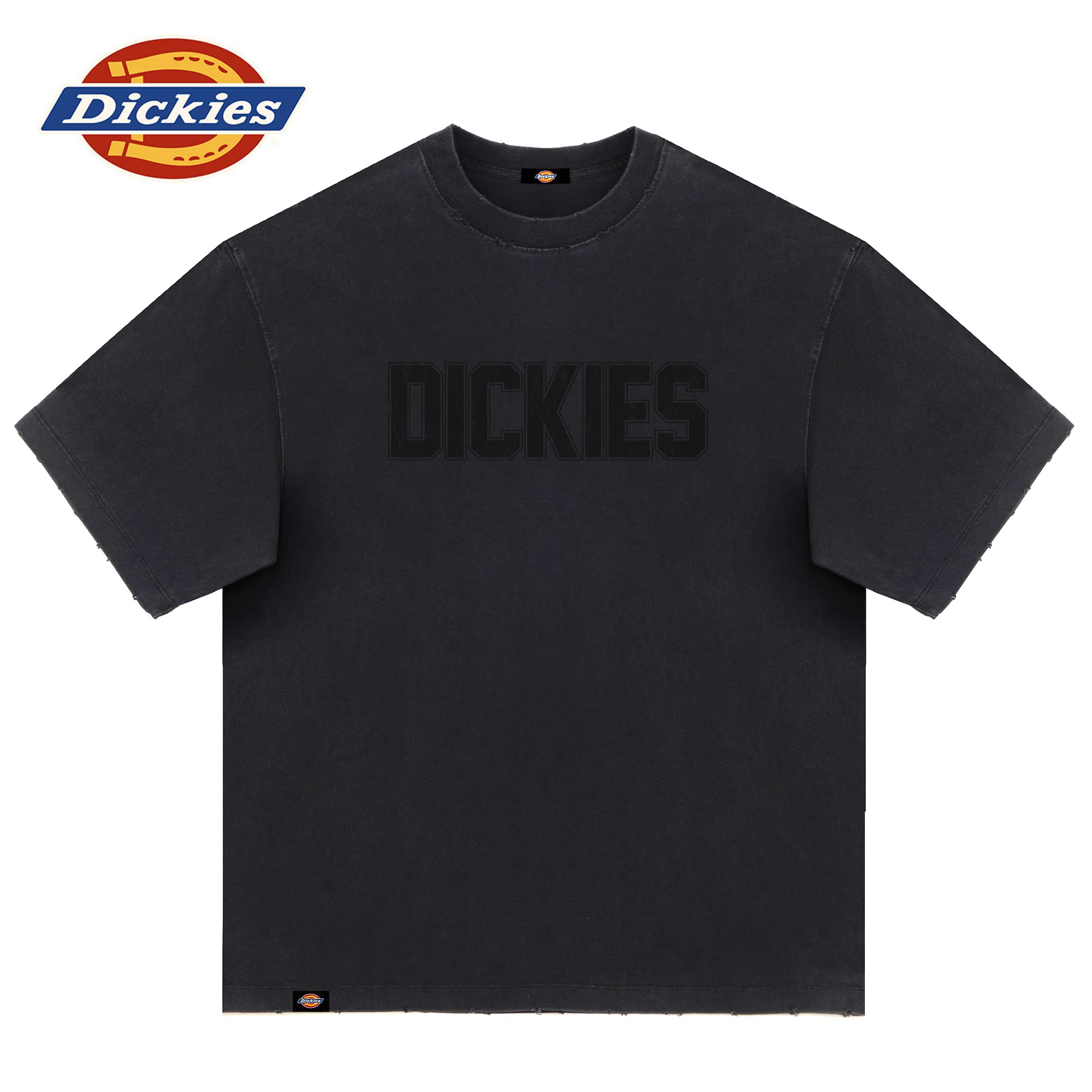Dickies American-style retro water-washed casual loose-fit versatile T-shirt
