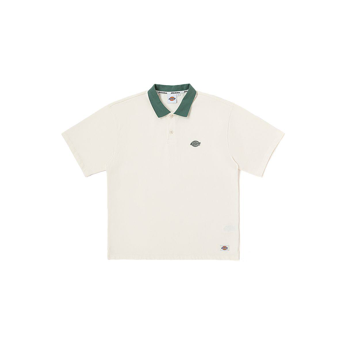 Dickies collar-logo workwear Polo shirt