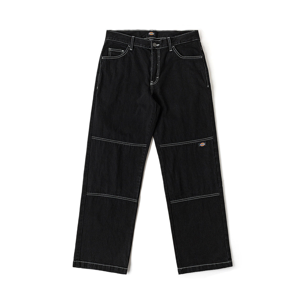 Dickies washed denim vintage blue loose fit work pants