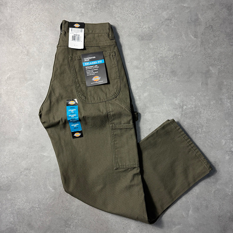Dickies 1939 American version washed workwear logging artist pants
