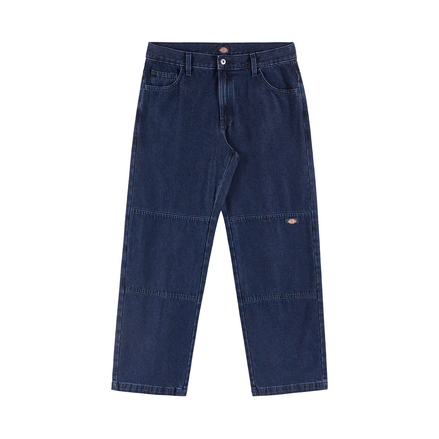 Dickies washed denim vintage blue loose fit work pants