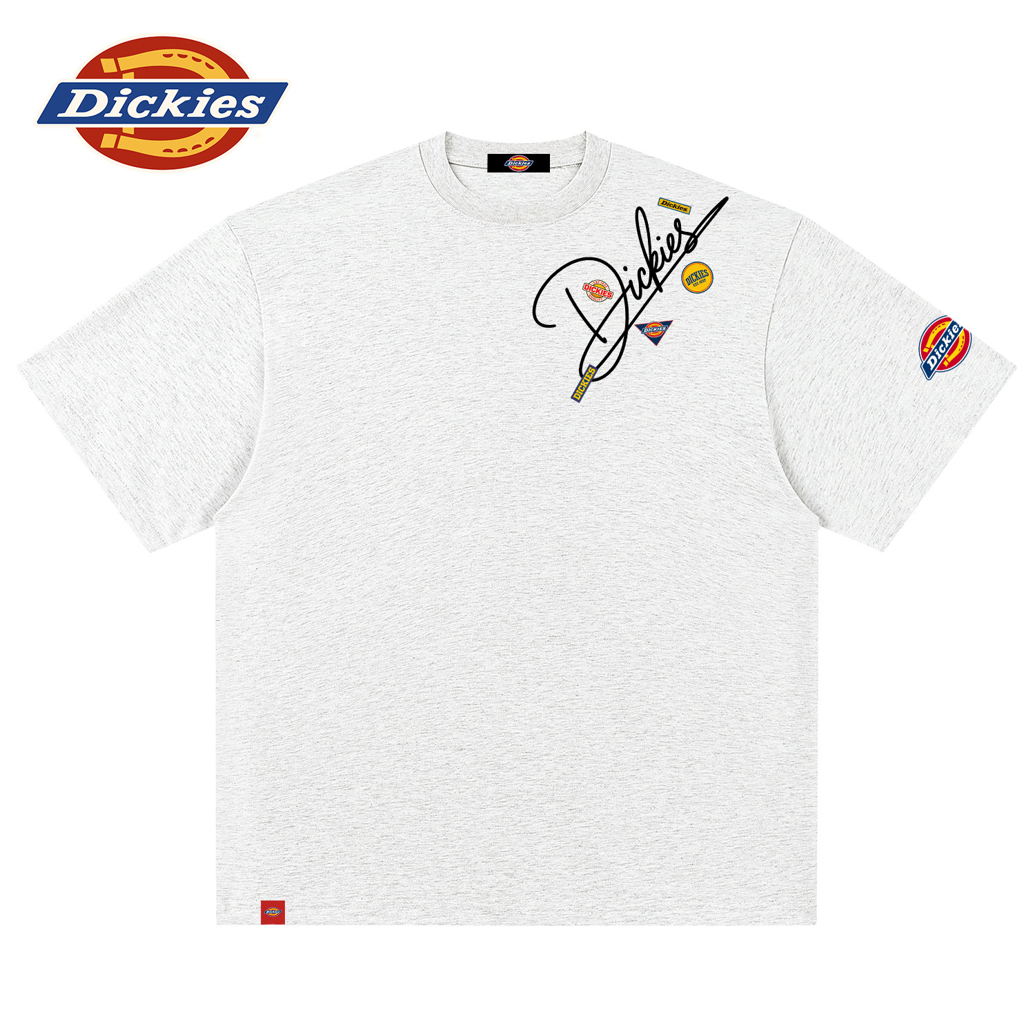 Dickies American-style high street classic logo short T-shirt