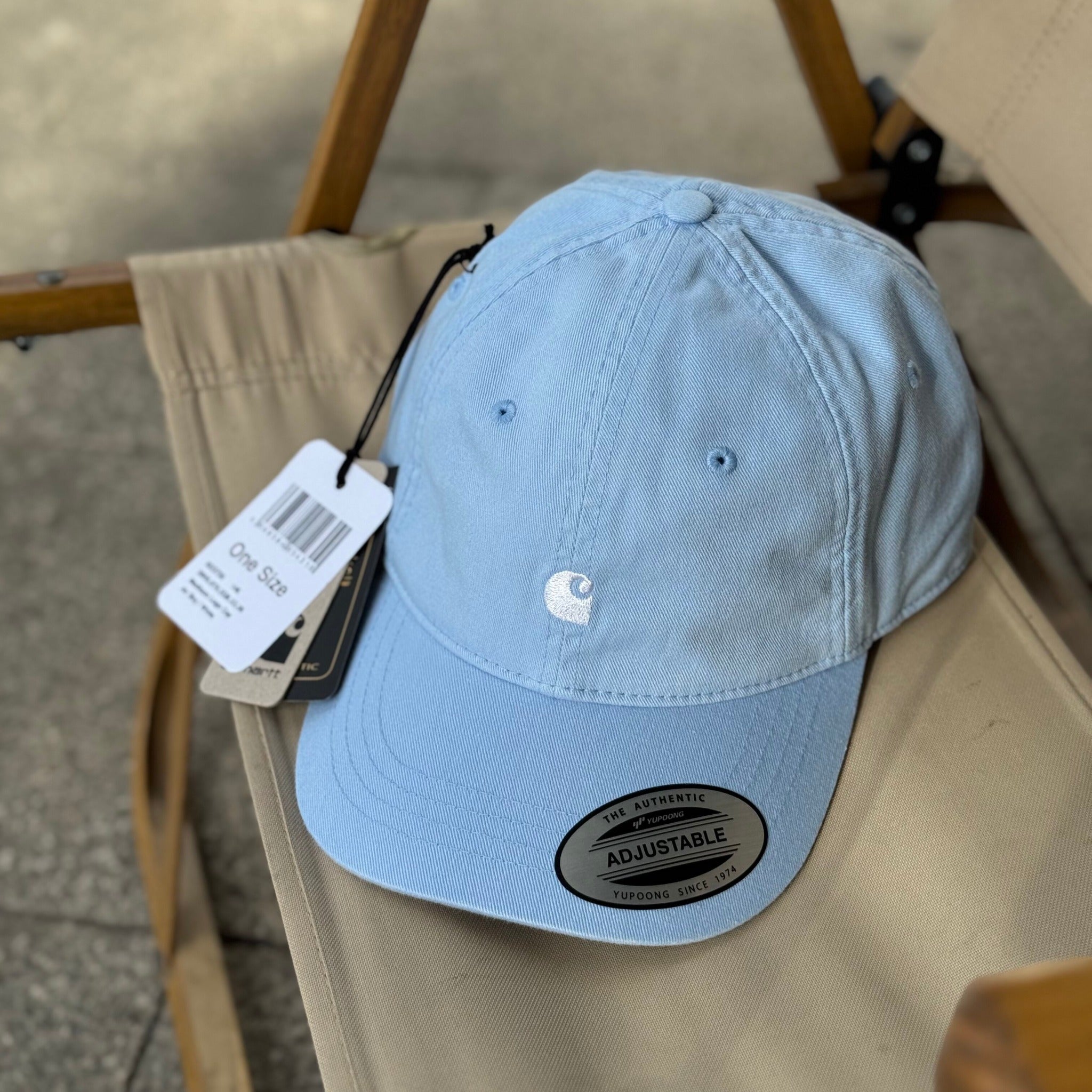 Carhartt WIP MADISON CAT Embroidered Bow-Tie Cap 036730---Stone