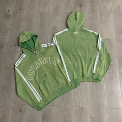 Rough Play Graphic Hoodie Green