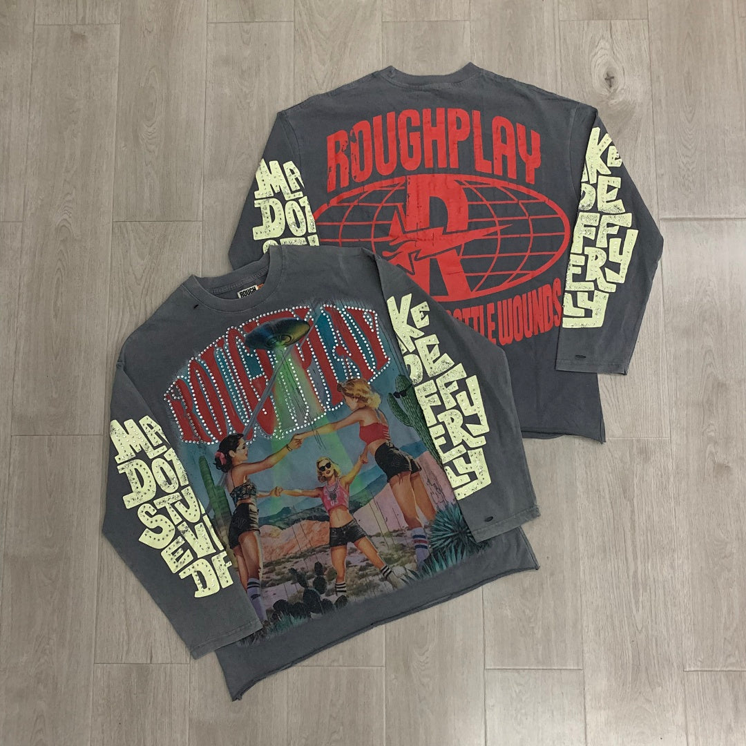 Rough Play Together Graphic Long Sleeve