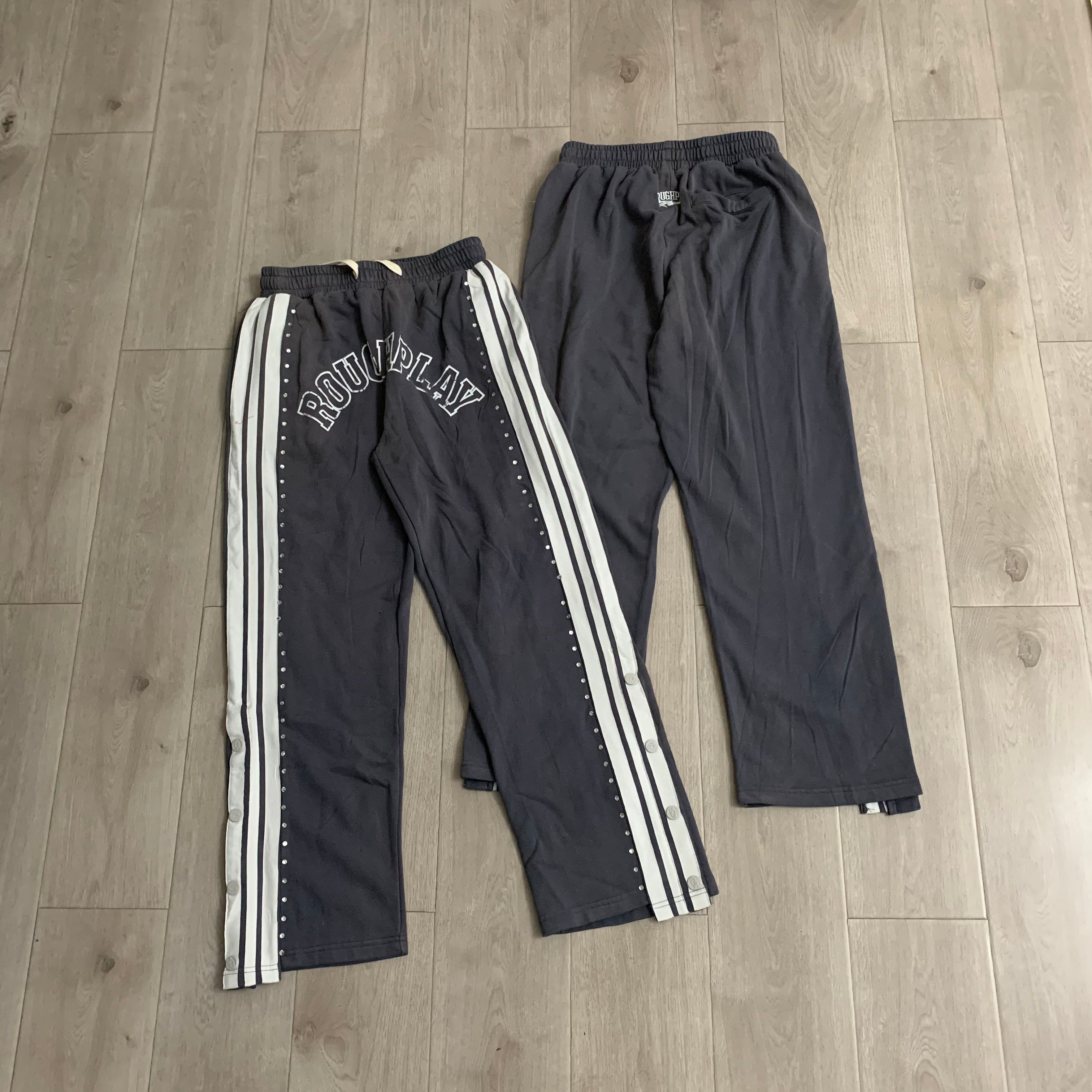 Rough Play Graphic Hoodie & Track Pants Set Grey